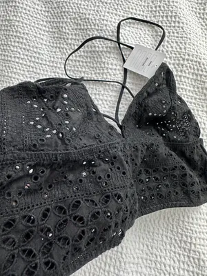 UO Out from Under black bralette thumbnail 2