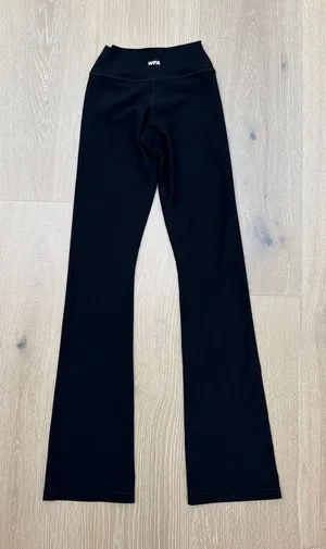 White Fox Active Flare Leggings Stay Active Size XXS Black thumbnail 1