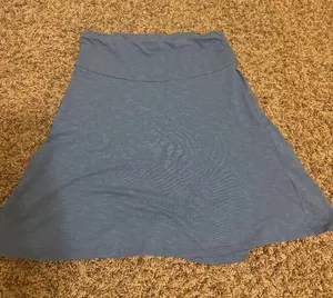 Horny Toad Athletic Skirt XS Xtra Small Solid Blue Pull On Style Elastic Waist thumbnail 1