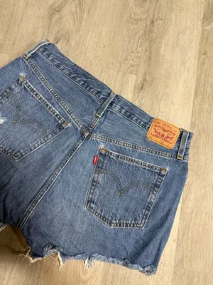 Levi Strauss 501 denim shorts thumbnail 7