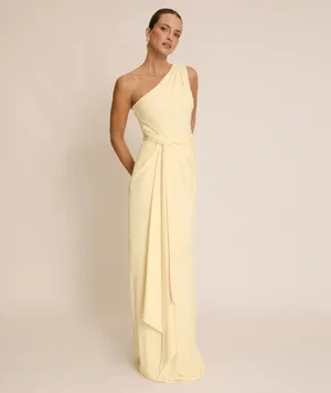 Six Stories One Shoulder Stretch Sculpt Bridesmaid Dress thumbnail 2