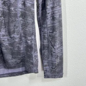 Paradox Womens Merino Wool Blend 1/4 Zip Base Layer Top Gray Camo Medium Medium thumbnail 7