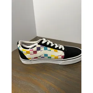 Vans Ward Low Top Sneakers Checkerboard Pastel Women's 6.5 thumbnail 5