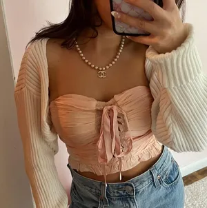 Free People Aurelia Silky Corset Top thumbnail 1