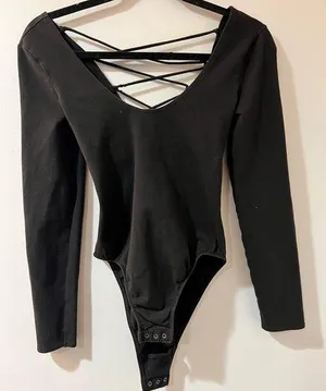 Victoria Secret Long Sleeves Bodysuit Size S thumbnail 1