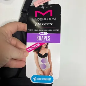 Maidenform flexees body shaper black new with‎ tags size large special Occasion thumbnail 4