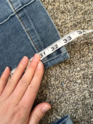 Revice Blue Star Flare Jeans Womens 29 Denim High Rise Casual Patriotic Boho thumbnail 4