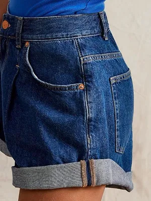Free People We The Free Danni High Rise Denim Shorts thumbnail 3