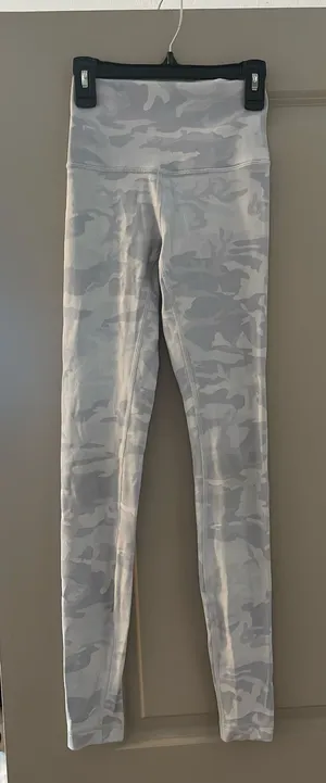 White Camo Lululemon Leggings 28" thumbnail 1
