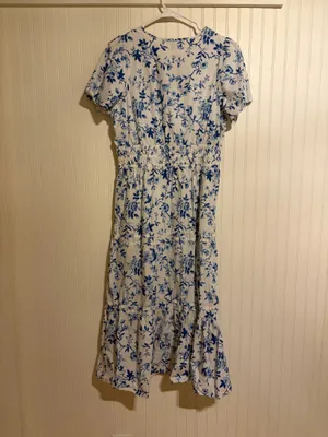 Floral maxi dress Blue Size M thumbnail 2
