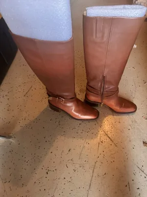 Vince Camuto Tan Riding Boots Leather Straps 10M thumbnail 8