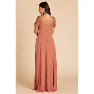 Birdy Grey Devin‎ Maxi Dress Convertible Chiffon Terracotta Small thumbnail 5