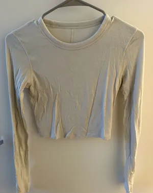 Hold Tight Cropped Lululemon Long Sleeve thumbnail 1