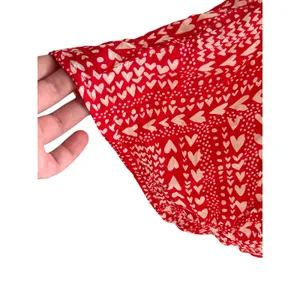 Victoria's Secret red heart pattern swim cover-up Beachy pool cruise resort thumbnail 6