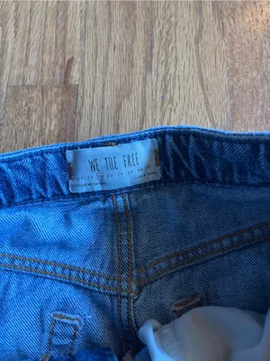 We the free a line denim mini skirt size 26 thumbnail 3
