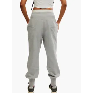 NWT FREE PEOPLE |‎ FP Movement Day Off Pants Joggers Heather Grey Sz L thumbnail 9
