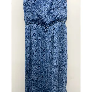 Abercrombie & Fitch Blue Maxi Sheer Dress Womens S Party Beachy Boho Vacation thumbnail 4