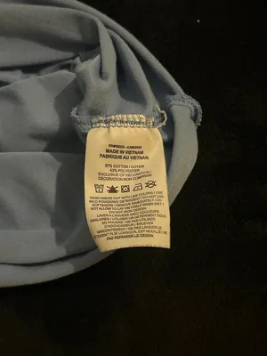 UNC Tar Heels Mens Baseball Shirt Size Small Tight Slim Fit Used Tee thumbnail 4