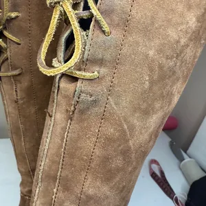Born Women's Felicia Boot Size 7 M Tall Block Heel Brown Distressed Western Boho thumbnail 13