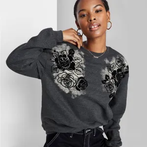 Wild Fable oversized floral dad sweatshirt thumbnail 1