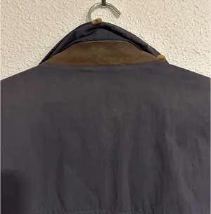 Vintage Aviator Dark Navy Blue Bomber Jacket thumbnail 6
