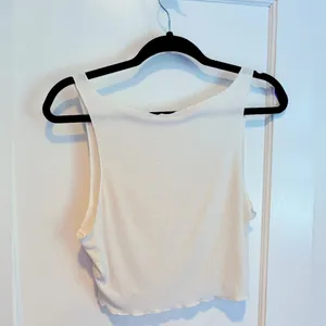 Free People white cropped tank thumbnail 2