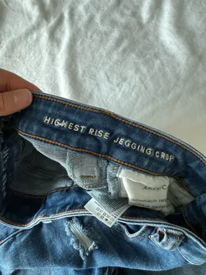 Medium Wash Destroyed Highest-Rise Jegging Crop thumbnail 7