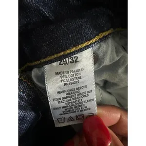 Aeropostale classic dark wash mid-rise skinny jeans Size 29/32 thumbnail 7