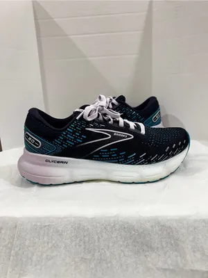 Brooks Women's Glycerin 20 Running Shoes Peacoat/Ocean/Lilac/Navy Size 8.5 Wide thumbnail 8