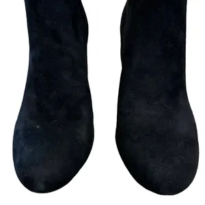 NWT INC Black Suede Knee High Boots Size 9 thumbnail 4