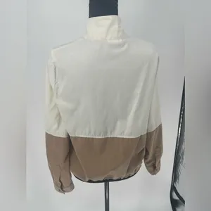 Blue pepper, women's tan and cream jacket, size‎ small thumbnail 6