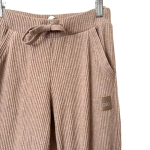 ALO YOGA Muse‎ Ribbed Jogger Sweatpant Brown X-Small thumbnail 4