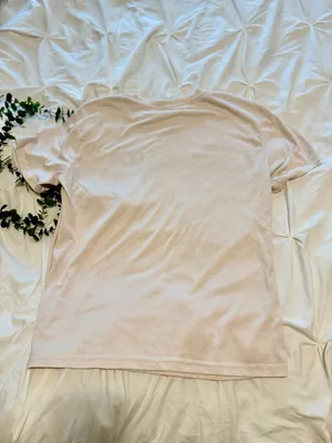 "Happiness Comes in Waves" Graphic T-Shirt - Neutral Aesthetic - Size Small thumbnail 6