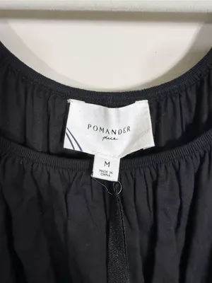 NWT Tuckernuck Pomander Place Black Flynn Midi Dress Cotton Medium thumbnail 5