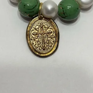 Mary Caroline Colgin Designs Pearl & Porcelain Blessing Bracelet thumbnail 2