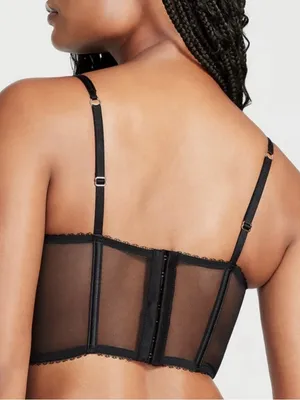 Victoria's Secret Very Sexy Floral Embroidery Corset Top Size thumbnail 2