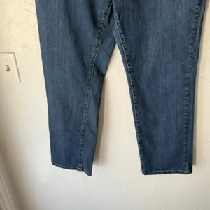 LLBean Classic Fit Womens Blue Denim Jeans Size 16‎ Regular Casual Basic thumbnail 3