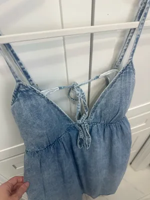 Abercrombie Bra Free Tie Front Chambray Skort thumbnail 6