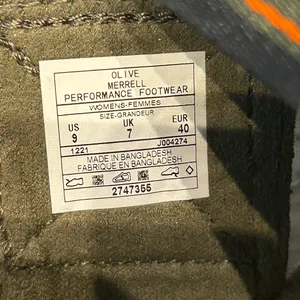 Merrell Olive and Orange Strap Sandals thumbnail 9