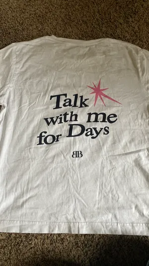 Benson Boone Pulse Album Tee White Size L thumbnail 2
