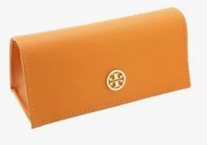 Tory Burch soft sunglasses case orange thumbnail 1