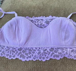Purple Lace Bralette Top thumbnail 4