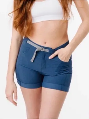 Zyia Active Not Just A Trail Shorts Blue XS thumbnail 1