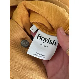 Boyish The Vincent Jumpsuit in Gold Rush Size Large thumbnail 7