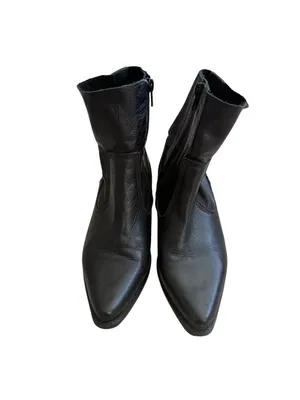 CHIO Womens Black Leather Ankle Boots Size 36 / 6 thumbnail 2