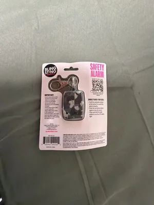 Blingsting Essentials 125 Decibel Safety Alarm with LED Light - Black Grey Camo thumbnail 3