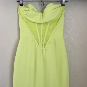 House‎ of CB Lucila Neon Strapless Corset Midi Dress Size XS NWOT thumbnail 9