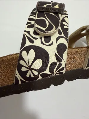 Birkenstock Salina Sandals Brown White Birkis Shoes Size 8 thumbnail 5