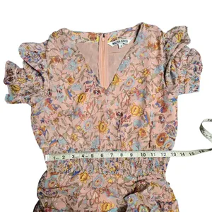 Walter Baker‎ Mars Floral Ruched Mini Dress Size: 4 thumbnail 6