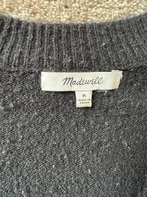 Black V Neck Sweater thumbnail 6